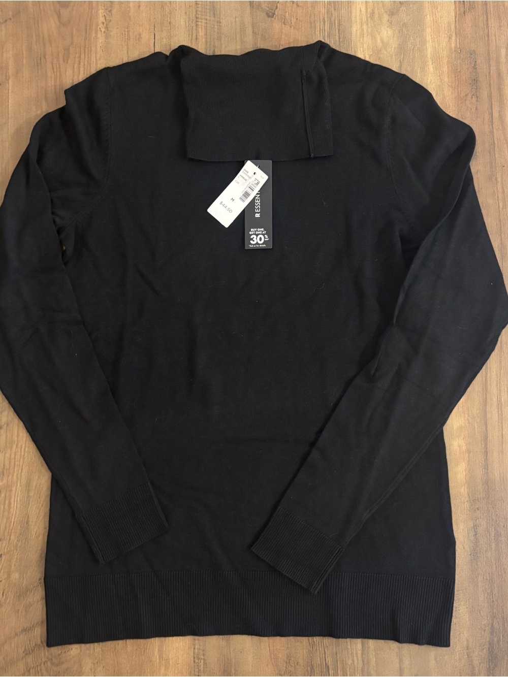 Reitmans Classic Black Long Sleeve Women's Turtleneck Sweater